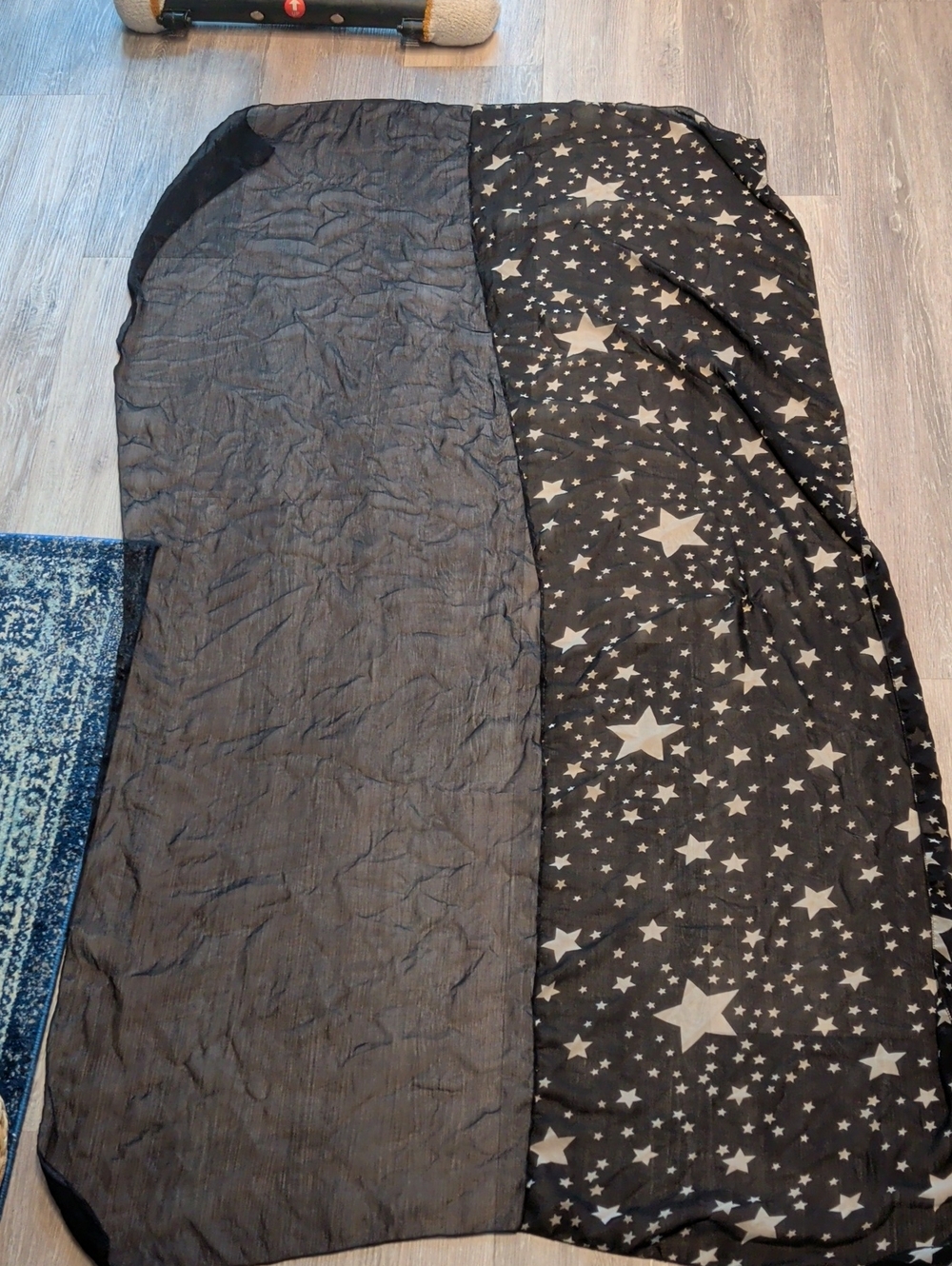 Black Sheer Star Print Scarf | Oversized Wrap | Lightweight Shawl